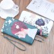 New women's wallet - long style double zipper hand-held bag, fashionable and Japanese style, large capacity folding soft leather case, small wallet. New women's wallet - long style double zipper hand-held bag, fashionable and Japanese style, large capacity folding soft leather case, small wallet.