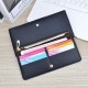 New women's wallet - long style wallet, zipper handbag with patchwork contrasting color large capacity wallet, leather wallet, mobile phone zero wallet New women's wallet - long style wallet, zipper handbag with patchwork contrasting color large capacity wallet, leather wallet, mobile phone zero wallet