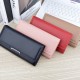 New style wallet for women - short style money holder for women, student style large capacity folding soft leather wallet, Japanese style fashionable simple zero wallet.